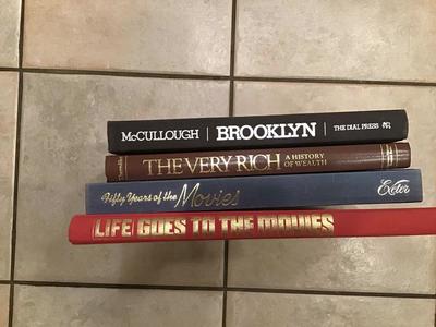 4 Large Older Hardback Books