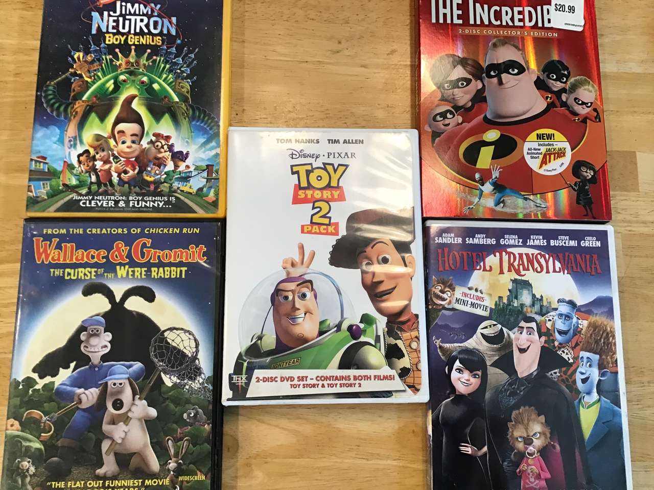 5 Kids DVD’s