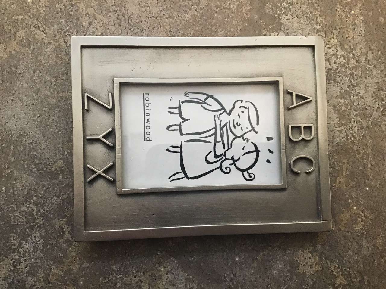 (New) 1988 Pewter Frame