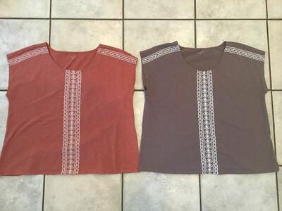2 Medium Organic Cotton Garnet Hills Tops