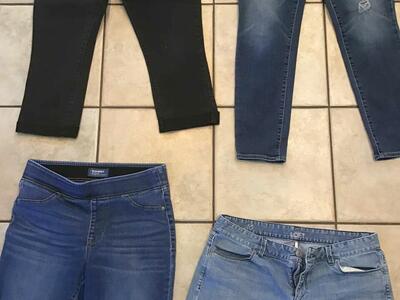 Size 10- jeans, cropped jeans, shorts