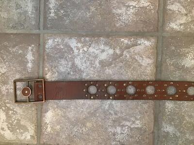 Vintage Leather Size 34 Belt