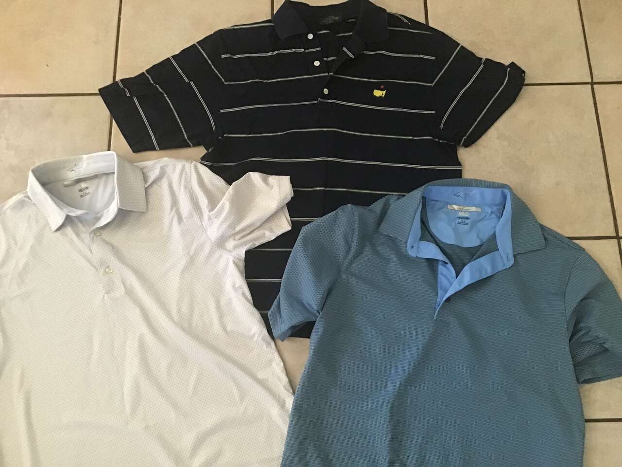 Mens Small Golf Shirts( Amen Corner, Greg Norman Play Dry