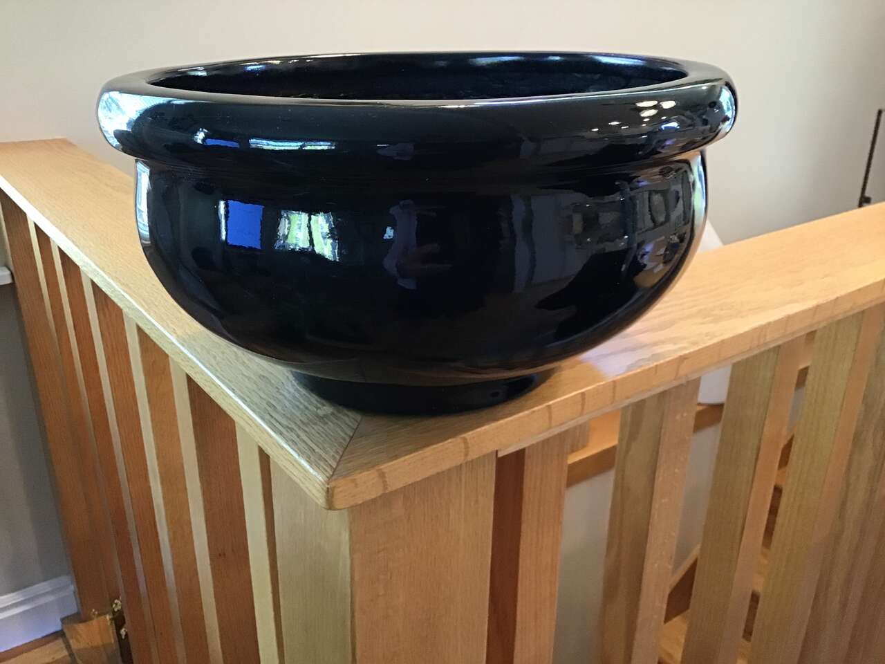 Planter Fiberglass Low Bowl