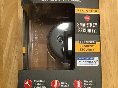 ( NEW) Kwickset Deadbolt/ Keyed One Side