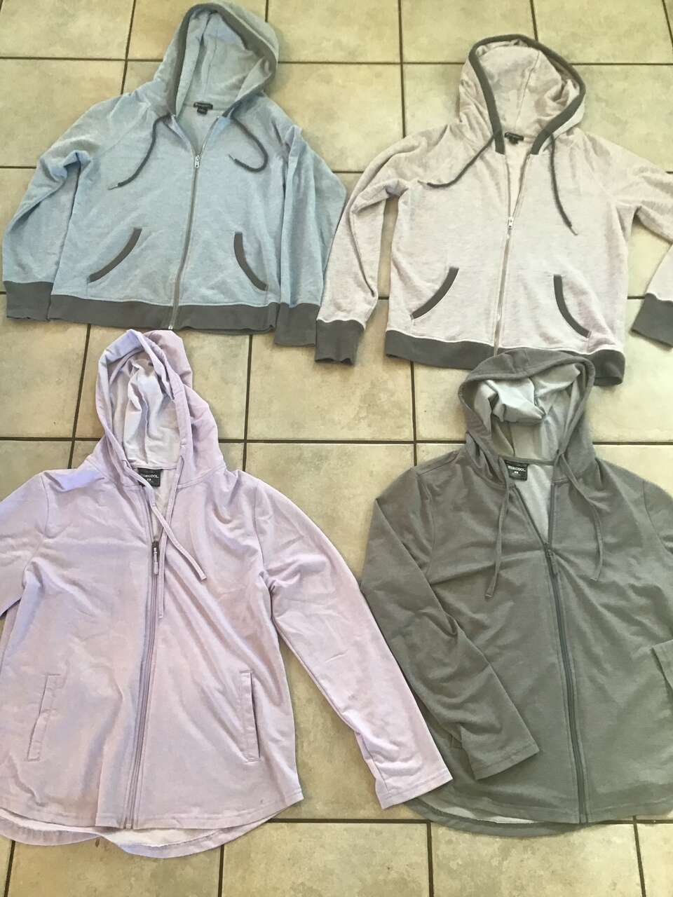 4 - Large Zip Up Sweatshirts