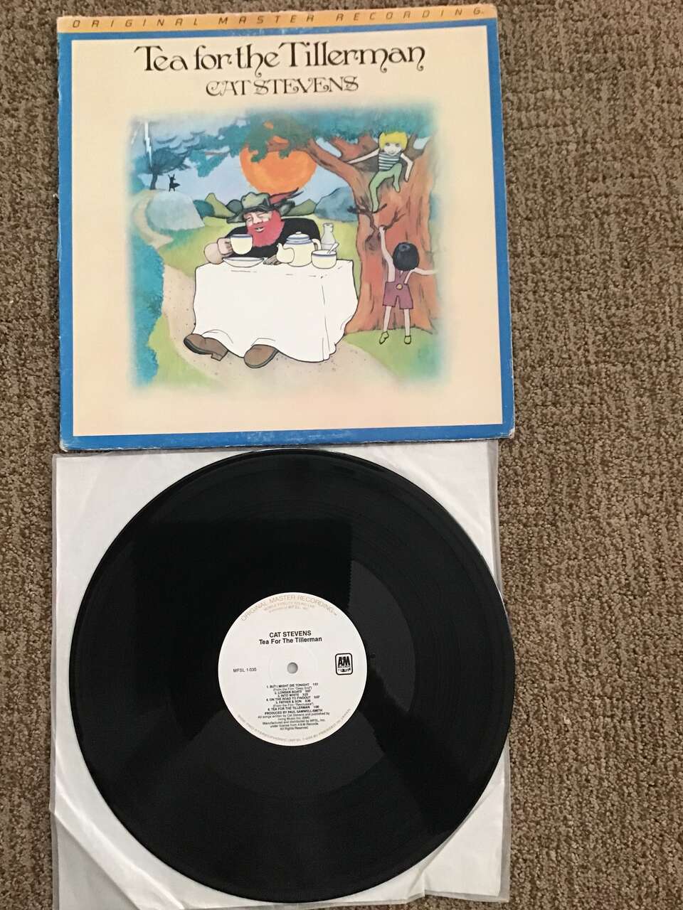 1970’s Original  Master Recording “Cat Steven’s Tea for The Tillerman“