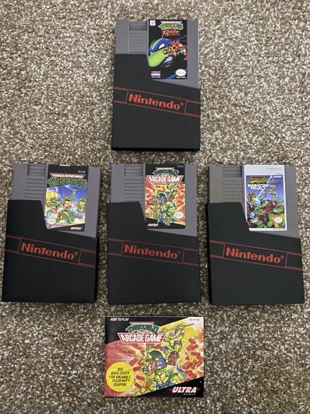 NES TMNT 1,2,3,and 4 (Read Below)