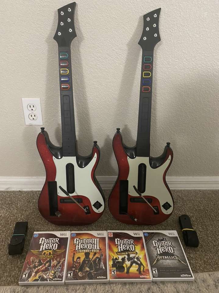 Nintendo Wii Guitar Hero Bundle (console avail)