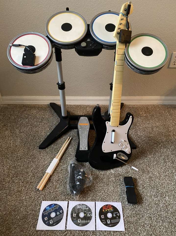 PS3 Rock Band w/wireless drums