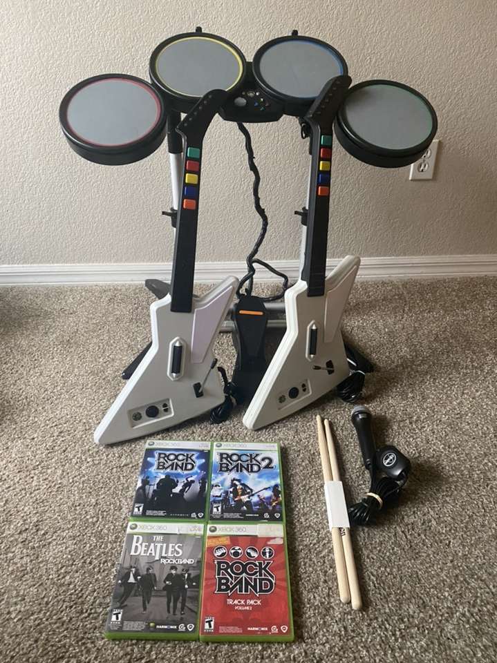 Xbox 360 Rock Band & Guitar Hero Items. Read Below