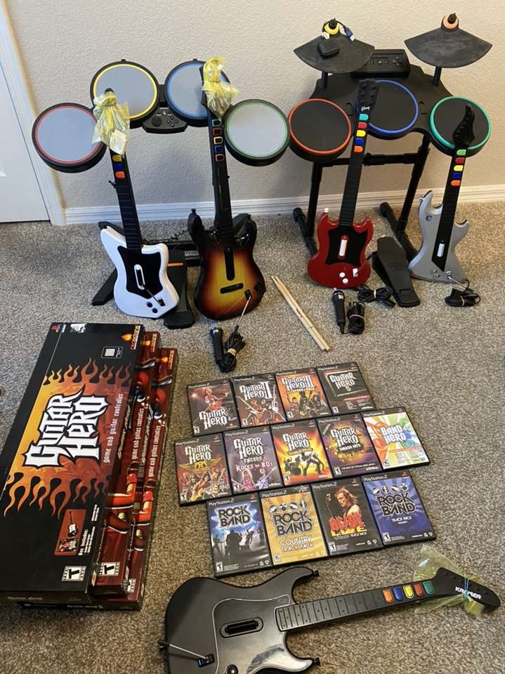PlayStation 2 Rock Band Guitar Hero Bundles Avail