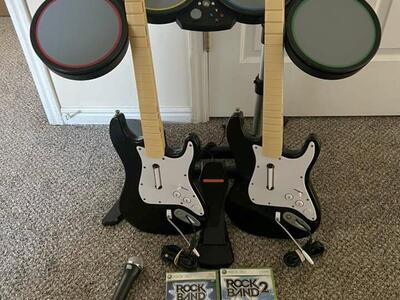 Xbox 360 Rock Band Set. Also for Guitar Hero