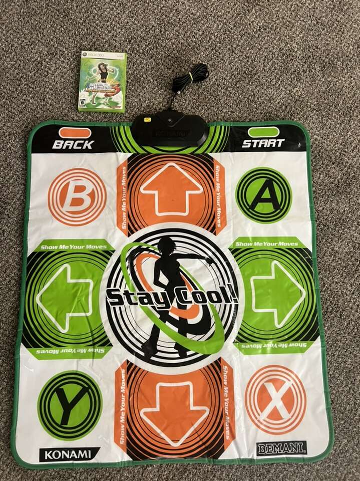 Xbox, Xbox360 Dance Mat & Game(console Avail)