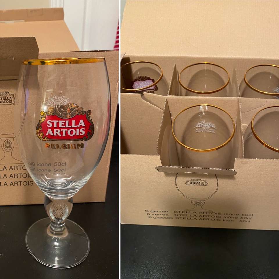 Stella Artois 50cl Glasses