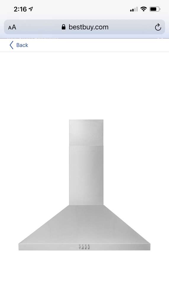 Whirlpool 30” Stainless Steel Range Hood