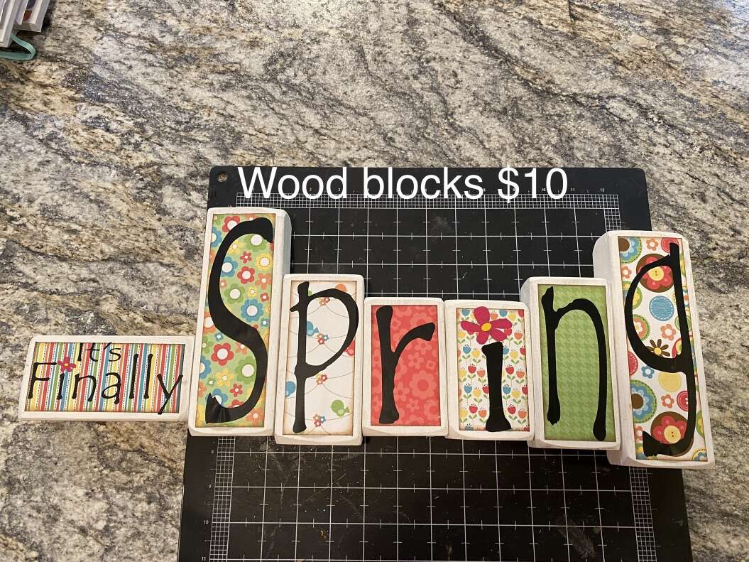 Spring Wood Blocks