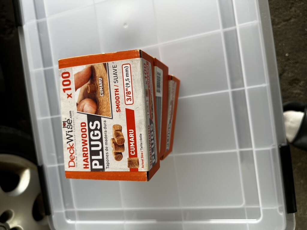 Wood Plugs With Sealer