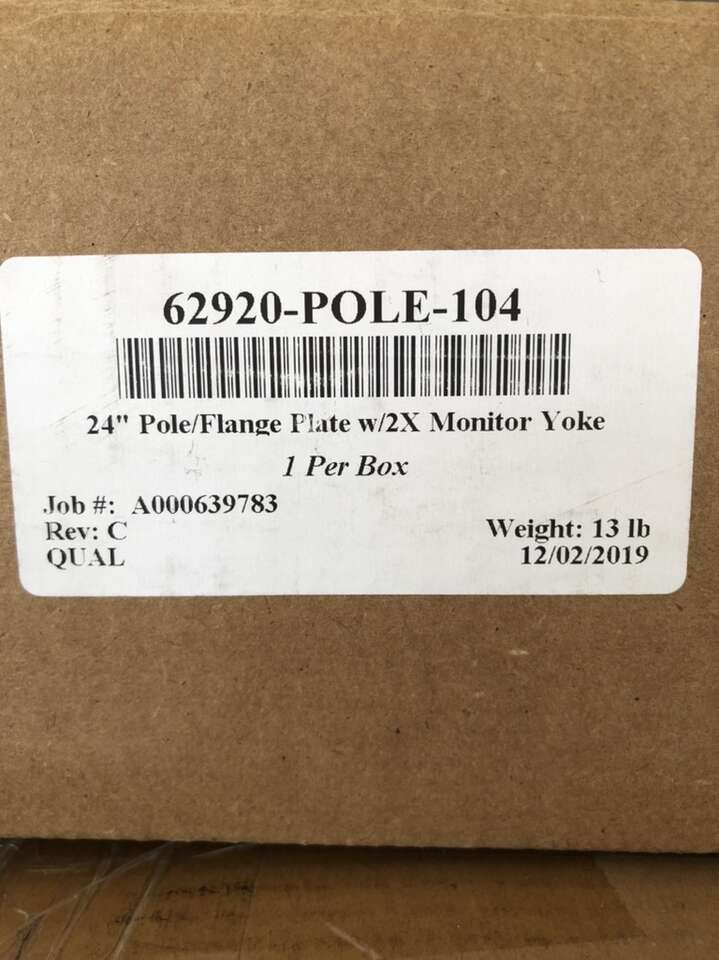 Pole Flange For Monitor. Mount