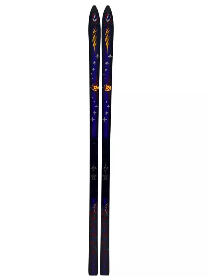 K2 Limited Edition "Dark Star" Grateful Dead Skis – Rare Collectible - 1993