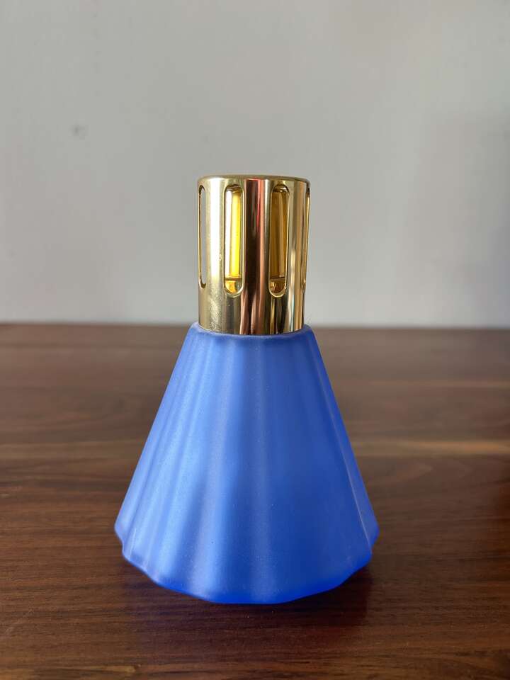 Lampe Berger Paris Blue Frosted Aroma Oil Lamp