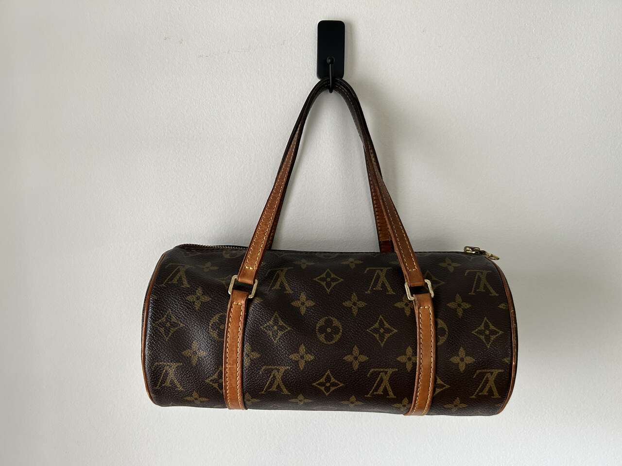 Louis Vuitton Papillon Handbag Monogram Canvas 26 / Brown