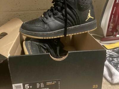 Jordan 1 Flight 4 Prem Bg 5y Shoes For Kids