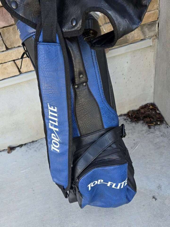 top flite intimidator 6 way golf cart bag
