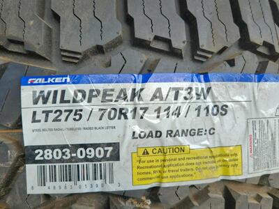 275/70r17 falken wildpeak at3w
