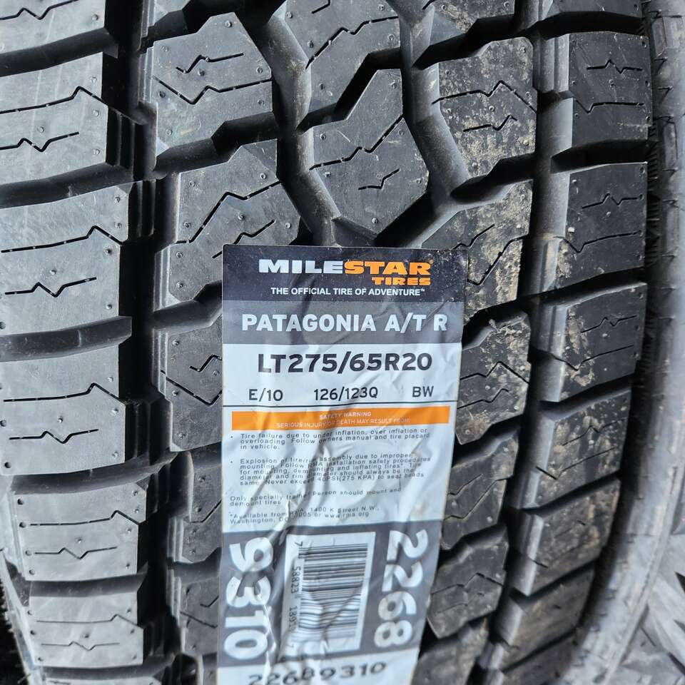 275/65r20 milestar Patagonia atr