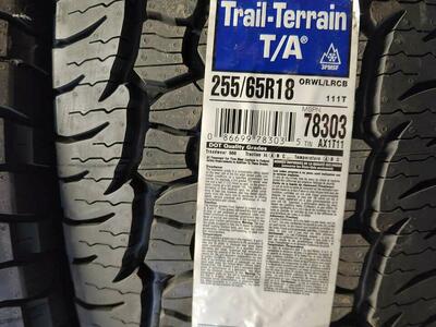 255/65r18 bfgoodrich trail terrain ta