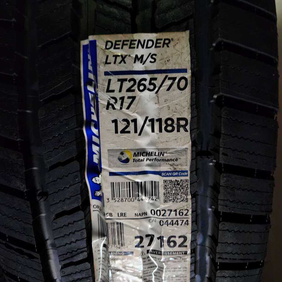 265/70r17 michelin defender ltx ms