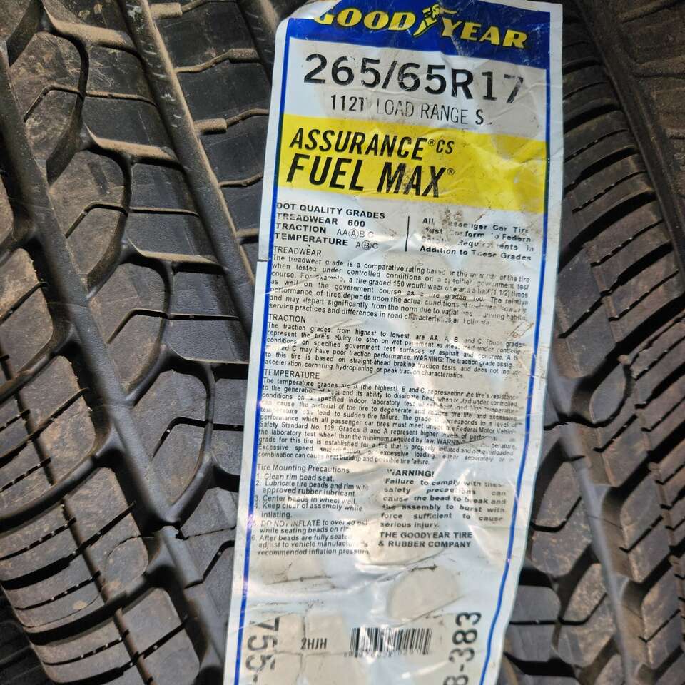 265/65r17 goodyear assurance fuel max