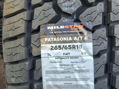 265/65r18 milestar Patagonia atr