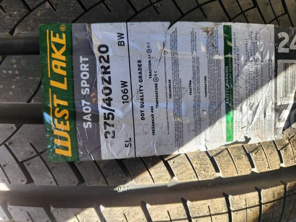 275/40r20 Westlake sa07 sport