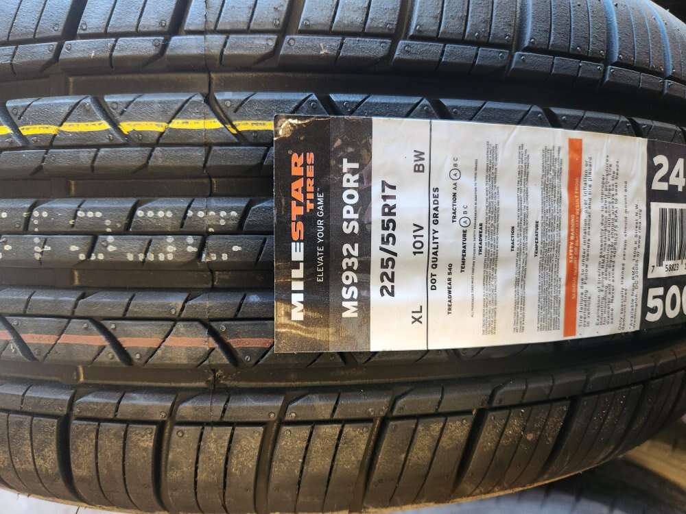 225/55r17 milestar ms932 sport