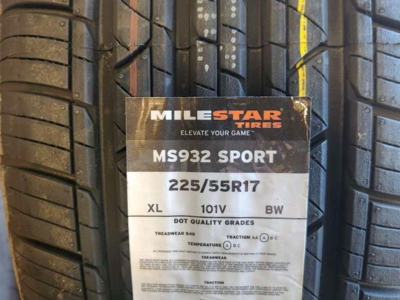 225/55r17 milestar ms932 sport