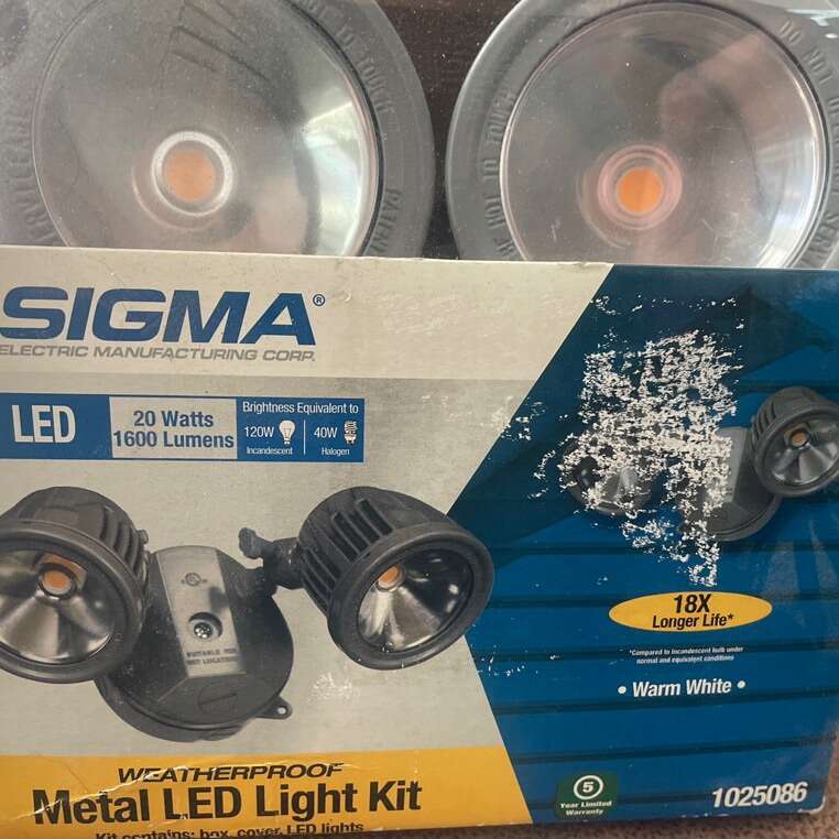 Sigma Metal Led Light Kit 20 Watts1600 Lm