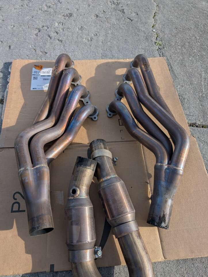 Cadillac CTS-V2 stainless works headers & exhaust