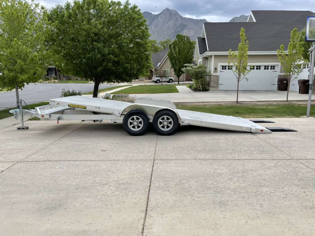 Heavy Duty Aluminum Tilt Deck Car Hauler Trailer