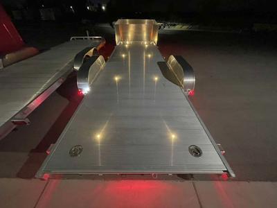 Luxury Car Hauler Trailer Rock Guard Aluminum Low