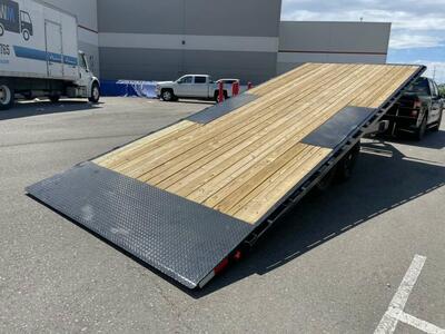 Deckover Tilt Deck Over Trailer Container Shed 22’