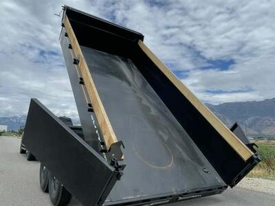 New 3’ & 4’ Hydraulic Dump Trailer for Rent Rental