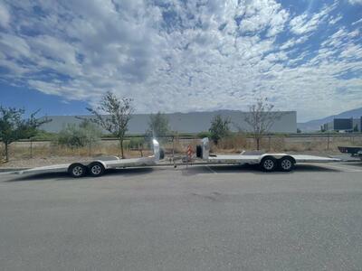 Aluminum Tilt Deck Race Car Hauler Trailer 4 Rent