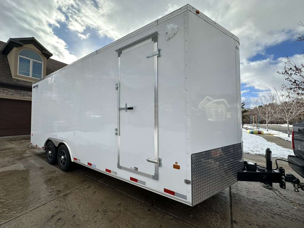 Enclosed Car Cargo Moving Toy Hauler Box Trailer