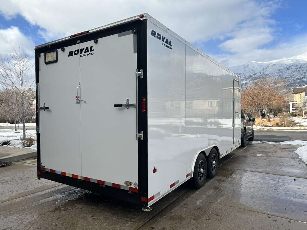 20‘ 22’ 24’ Enclosed Cargo Car Moving Trailer