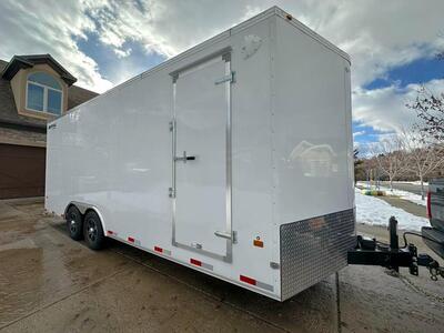 20 24 26 28 30 Enclosed Moving Car Hauler Trailer