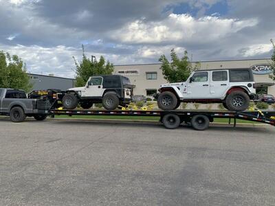 35 Gooseneck Trailer Hauler Dual Car Truck Jeep