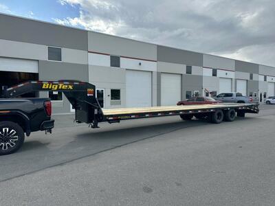 Brand New Gooseneck Trailer Dual Car Two Car Jeep
