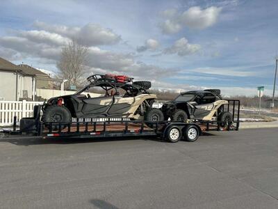 26 - 28 Dual Side By Side UTV ATV Trailer Hauler
